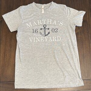 Gray Martha's Vineyard Graphic T-Shirt